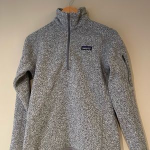 Gray Patagonia Quarter Zip Jacket
